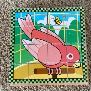 Melissa and Doug 3D wooden block puzzles